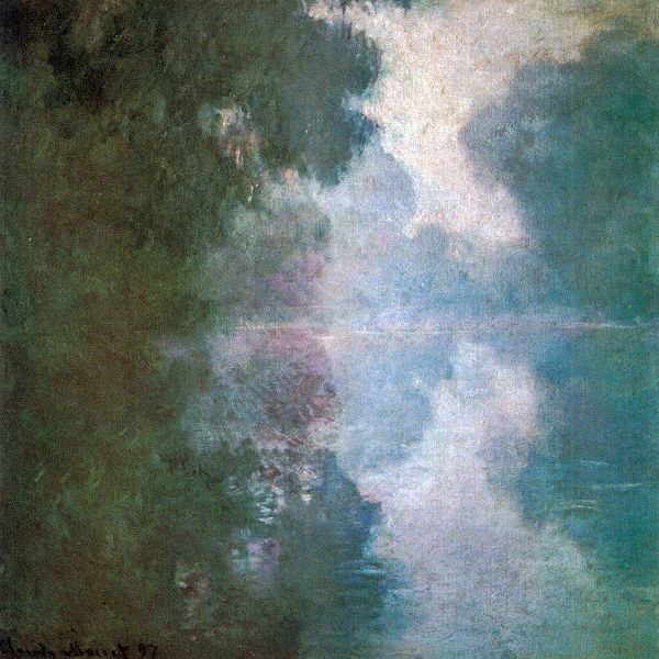 Monet, Claude 작가의 Seine-morning mists 1897 작품