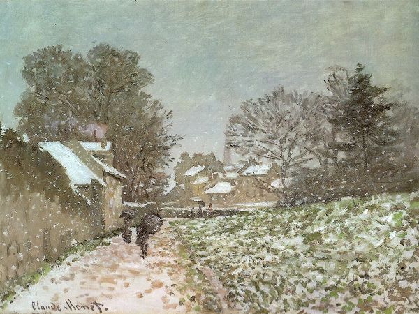 Monet, Claude 작가의 Snow at Argenteuil 1875 작품