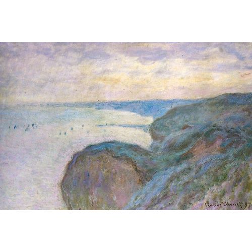 Monet, Claude 작가의 Steep cliffs 1897 작품