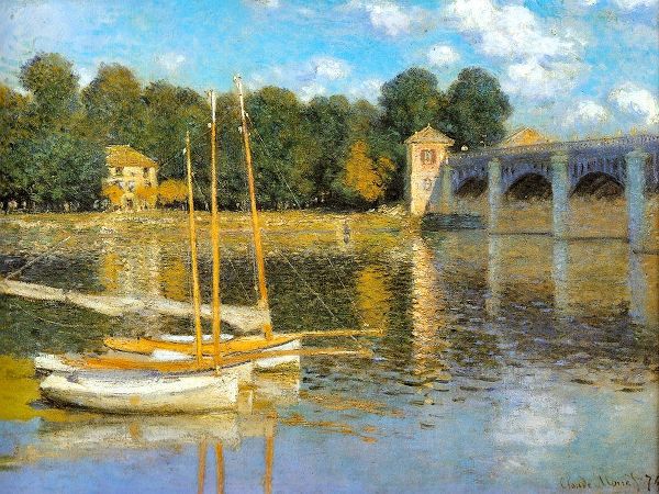Monet, Claude 작가의 The Bridge at Argenteuil 1874 작품