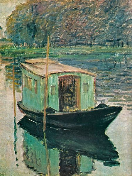Monet, Claude 작가의 The Floating Studio 1874 작품