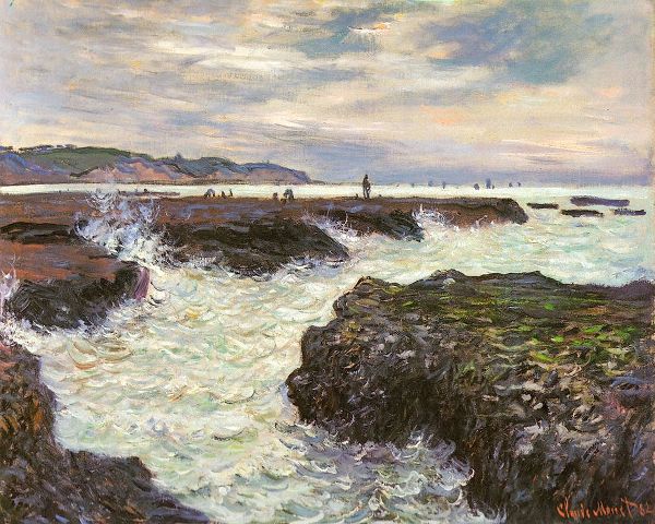 Monet, Claude 작가의 The Rocks at Pourvillle 1882 작품
