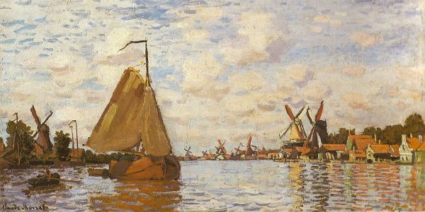 Monet, Claude 작가의 The Zaan at Zaandam 1871 작품
