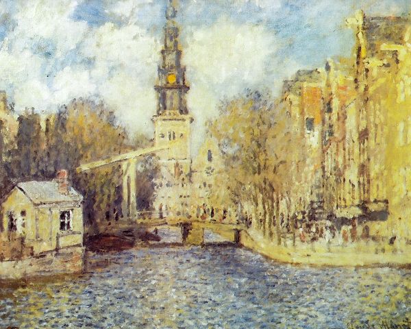 Monet, Claude 작가의 The Zuiderkerk-Amsterdam 1874 작품