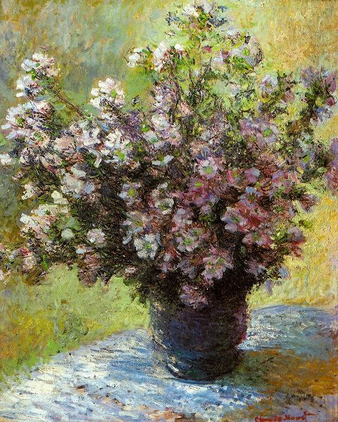 Monet, Claude 작가의 Vase of Flowers 1881 작품