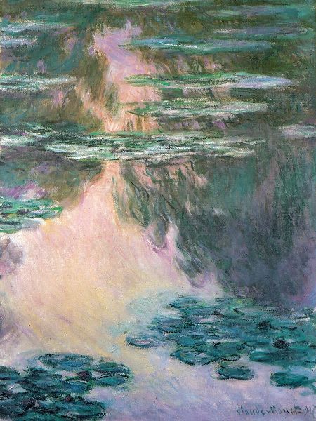 Monet, Claude 작가의 Water-lily pond 1907 작품