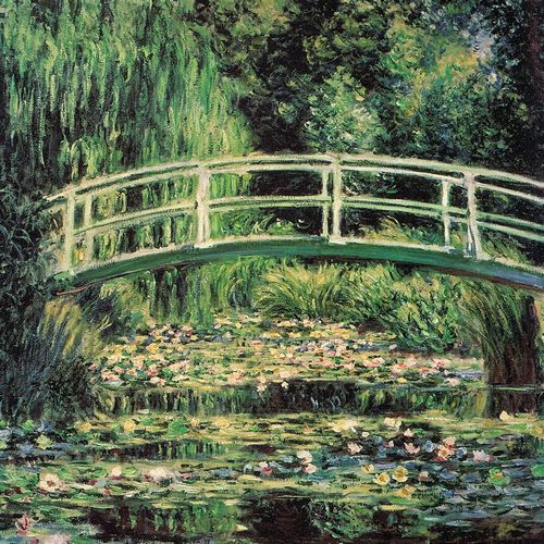Monet, Claude 작가의 Water-lily pond-harmony in green 1899 작품