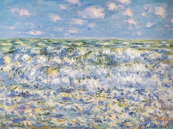 Monet, Claude 작가의 Waves breaking 1881 작품