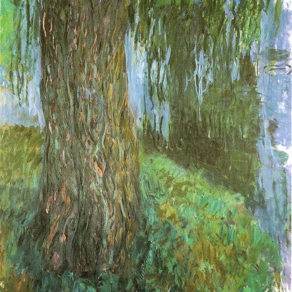 Monet, Claude 작가의 Willow Tree and Pond 1916 작품