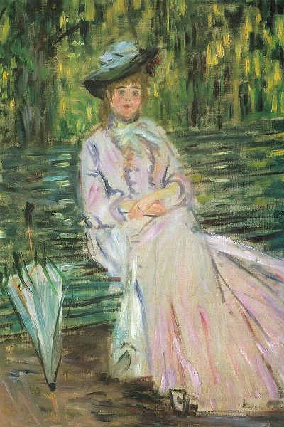 Monet, Claude 작가의 Woman on a Bench 1874 작품