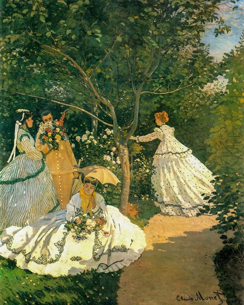 Monet, Claude 작가의 Women in the Garden 1866 작품