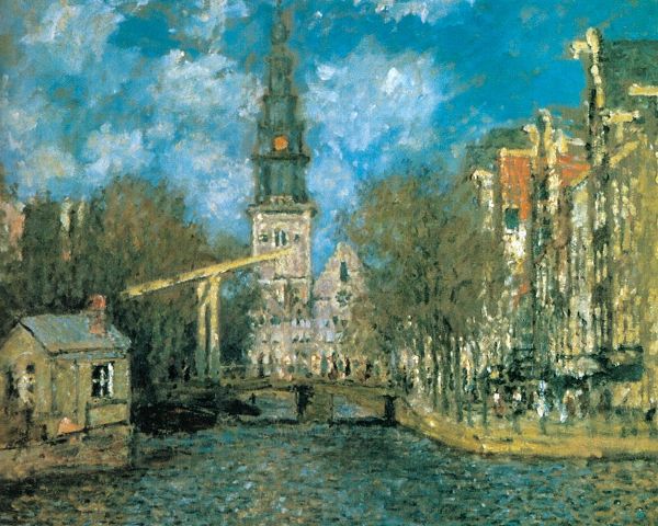 Monet, Claude 작가의 Zuiderkerk-Amsterdam 1872 작품