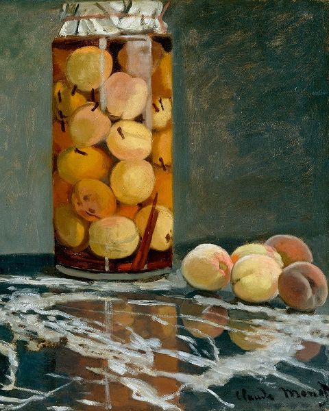 Monet, Claude 작가의 Jar of Peaches 1866 작품