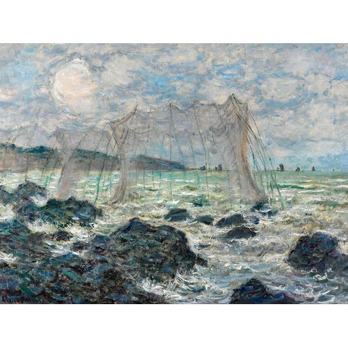 Monet, Claude 작가의 Fishing nets at Pourville 1882 작품