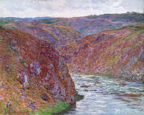 Monet, Claude 작가의 Valley of the Creuse Gray Day 1889 작품