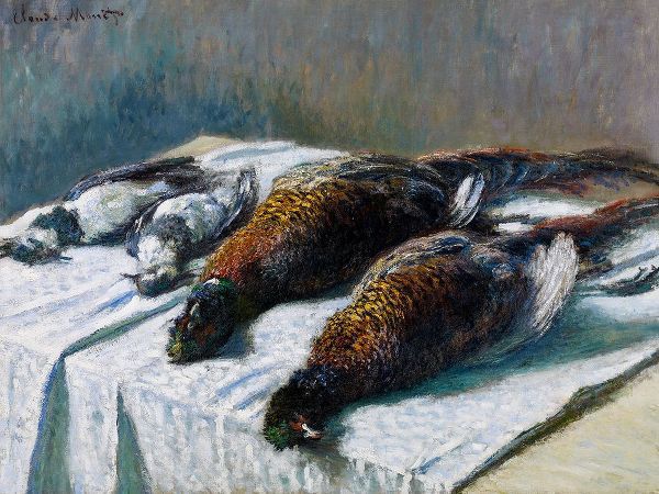 Monet, Claude 작가의 Still Life with Pheasants and Plovers 1879 작품