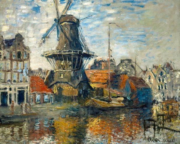 Monet, Claude 작가의 The Windmill on the Onbekende Gracht-Amsterdam 1874 작품