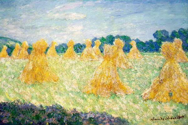 Monet, Claude 작가의 The Young Ladies of Giverny-Sun Effect 1894 작품