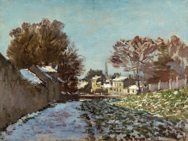 Monet, Claude 작가의 Snow Effect at Argenteuil 1875 작품
