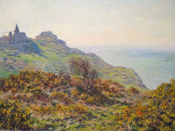 Monet, Claude 작가의 The Church of Varengeville and the Gorge of Moutiers Pass 1882 작품