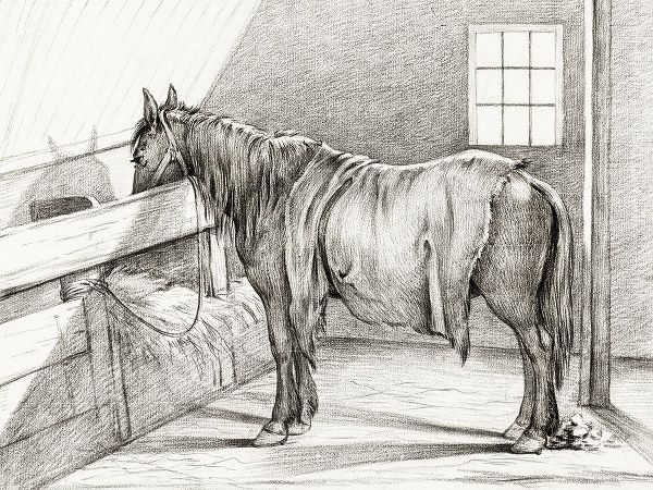 Bernard, Jean 아티스트의 Standing Horse in a Stable작품입니다.