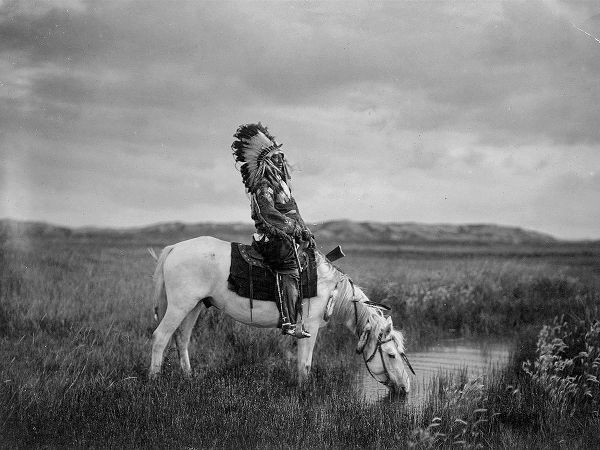Vintage Photography 아티스트의 Sioux Native American on Horse작품입니다.