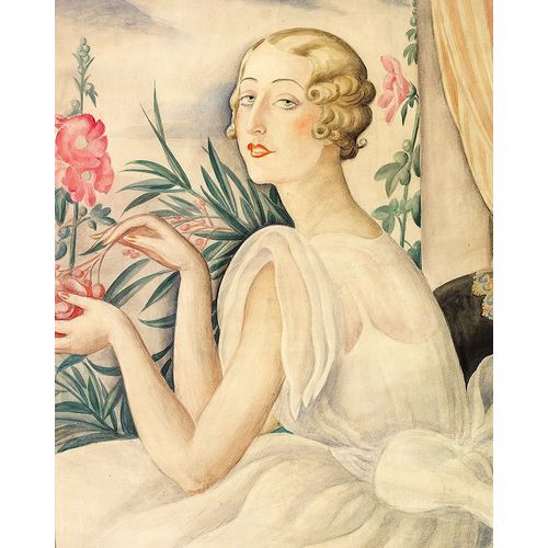 Wegener, Gerda 아티스트의 A woman in white sitting by a window작품입니다.