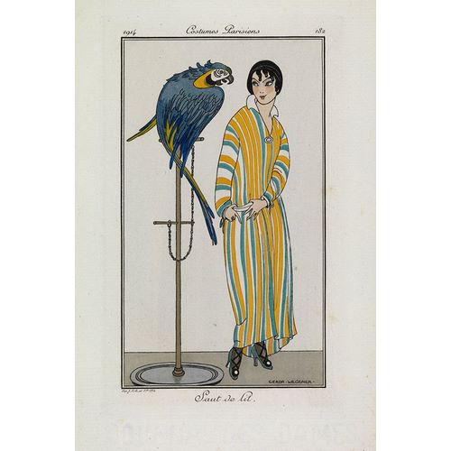 Wegener, Gerda 아티스트의 Fashion Drawing Dressing gown작품입니다.