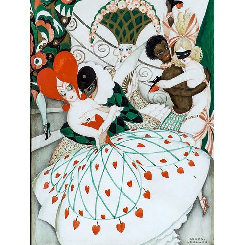 Wegener, Gerda 아티스트의 The Carnival 1925작품입니다.