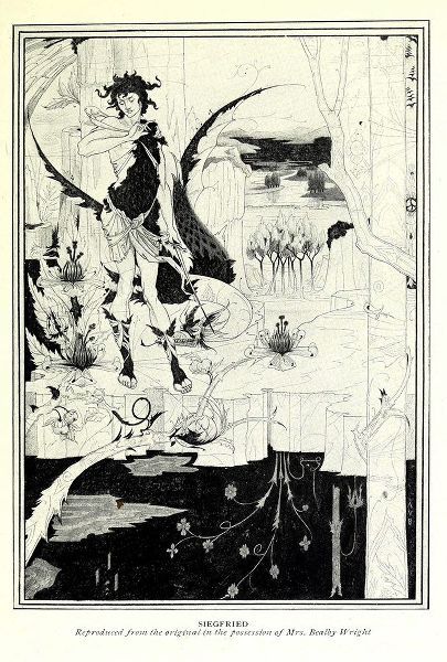 Beardsley, Aubrey 아티스트의 Siegfried 1909작품입니다.