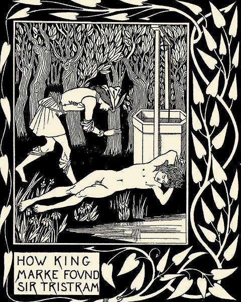 Beardsley, Aubrey 아티스트의 Morte DArthur 1893 - How King Marke found Sir Tristram작품입니다.