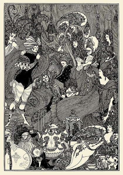 Beardsley, Aubrey 아티스트의 Rape of the Lock 1896 - The Cave of Spleen작품입니다.