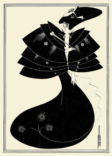Beardsley, Aubrey 아티스트의 Salome 1894 - The Black cape작품입니다.