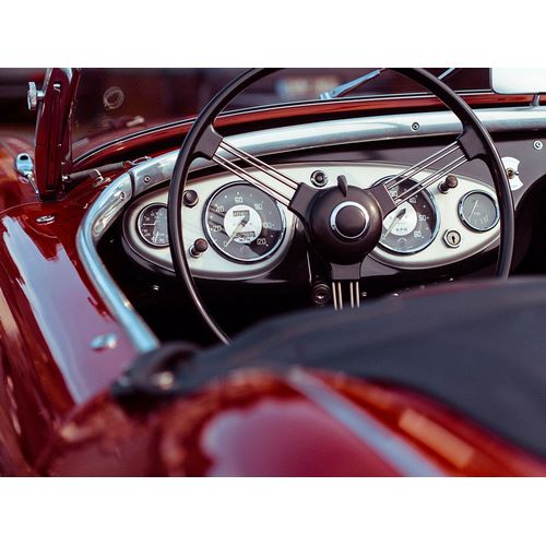 Vintage Photo Archive 아티스트의 Vintage Red Sports Car Interior작품입니다.