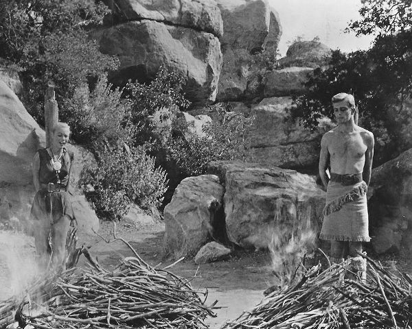 Vintage Hollywood Archive 아티스트의 Abby Dalton, Brad Jackson, The Saga of the Viking Women, 1958작품입니다.