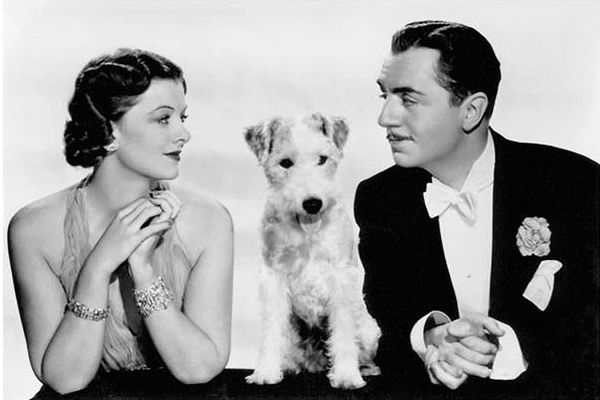 Vintage Hollywood Archive 아티스트의 Myrna Loy, Skippy, William Powell, After The Thin Man, 1936작품입니다.