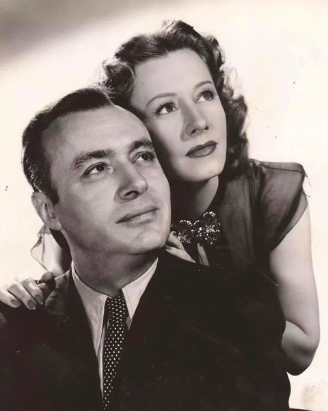 Vintage Hollywood Archive 아티스트의 Charles Boyer, Irene Dunne, 1944작품입니다.