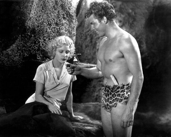Vintage Hollywood Archive 아티스트의 Jacqueline Wells, Buster Crabbe, Tarzan the Fearless, 1933작품입니다.