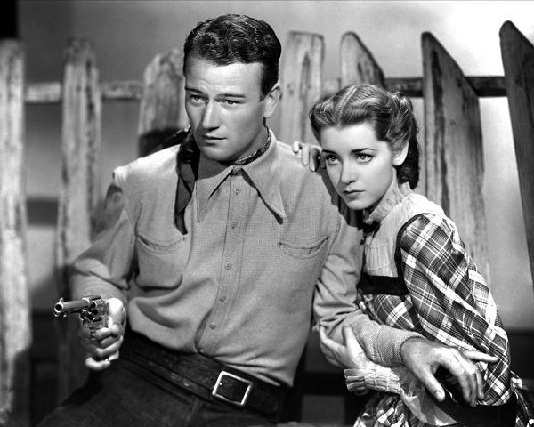 Vintage Hollywood Archive 아티스트의 John Wayne, Marsha Hunt, Born to the West작품입니다.