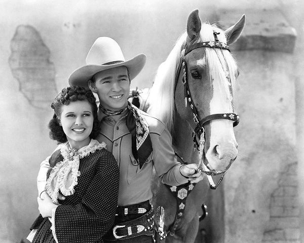 Vintage Hollywood Archive 아티스트의 Roy Rogers, Lynne Roberts, Billy the Kid Returns, 1936작품입니다.