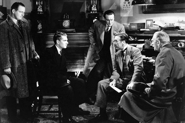 Vintage Hollywood Archive 아티스트의 Reginald Denny, Laurency Olivier, George Sanders, Leo G. Carroll, Rebecca, 1940작품입니다.