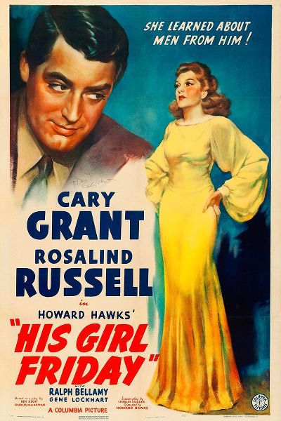 Vintage Hollywood Archive 아티스트의 His Girl Friday-1940작품입니다.