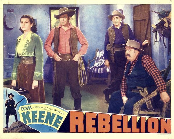 Vintage Hollywood Archive 아티스트의 Lobby Card for the American Western Film Rebellion-1936작품입니다.