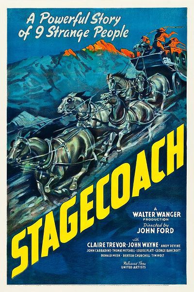 Vintage Hollywood Archive 아티스트의 Stagecoach-1939작품입니다.