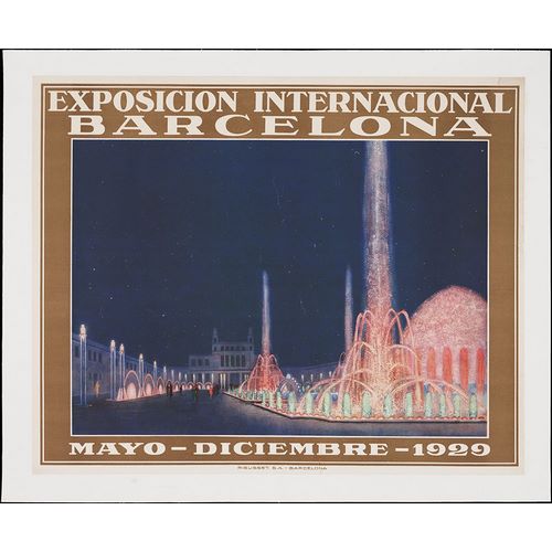 Worlds Fair Posters 아티스트의 Barcelona-1929작품입니다.