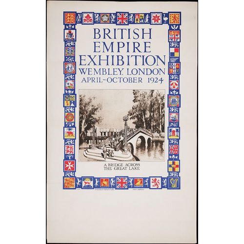 Worlds Fair Posters 아티스트의 British Empire Exhibition-1924-Bridge작품입니다.