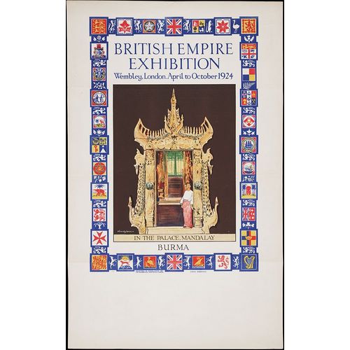 Worlds Fair Posters 아티스트의 British Empire Exhibition-1924-Burma작품입니다.