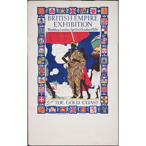 Worlds Fair Posters 아티스트의 British Empire Exhibition-1924-Gold Coast작품입니다.