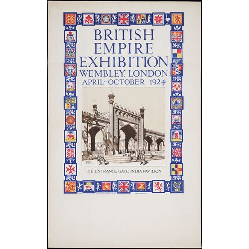 Worlds Fair Posters 아티스트의 British Empire Exhibition-1924-India Gate작품입니다.