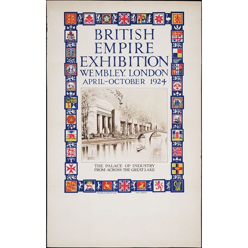Worlds Fair Posters 아티스트의 British Empire Exhibition-1924-Industry작품입니다.
